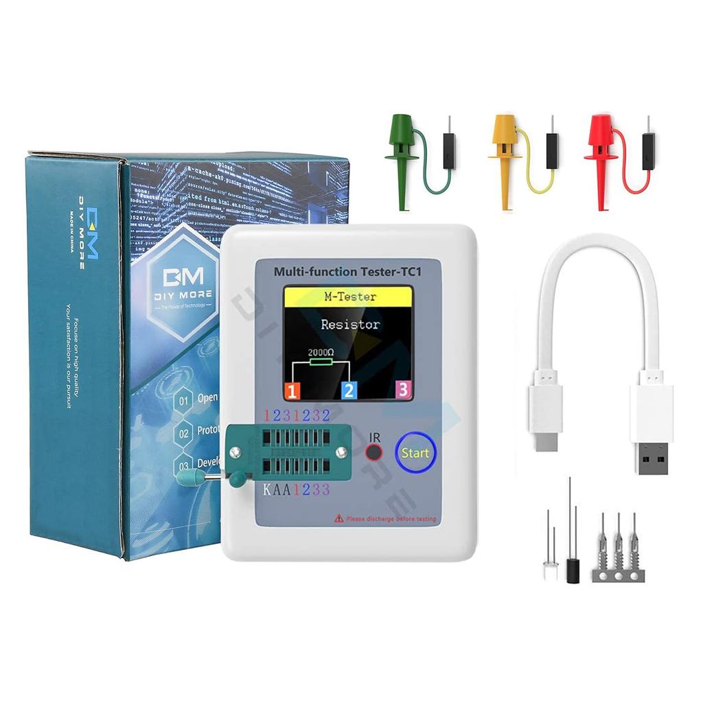 diymore LCR Meter Transistor Tester,Transistor Meter,LCR-TC1 Multi-Function Transistor Capacitor Tes