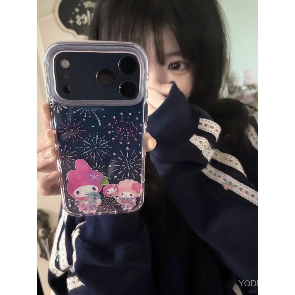 เคสโทรศัพท์เหมาะสําหรับiPhone 7 8 X XS XR XSMAX 11 12 13 14 15 16 17 Pro max Plus Airดอกไม้ไฟสีสันสด