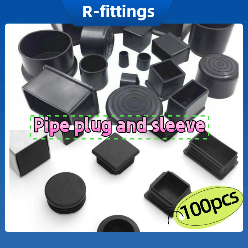 100ชิ้น10 12 13 16 19 20 22 25 30 50มิลลิเมตรรอบสแควร์ยางนุ่มหลอดเสียบอุจจาระขาปกเก้าอี้กันลื่นขา เบาะ ฝาครอบป้องกันท่อกันน้ําเสียบ