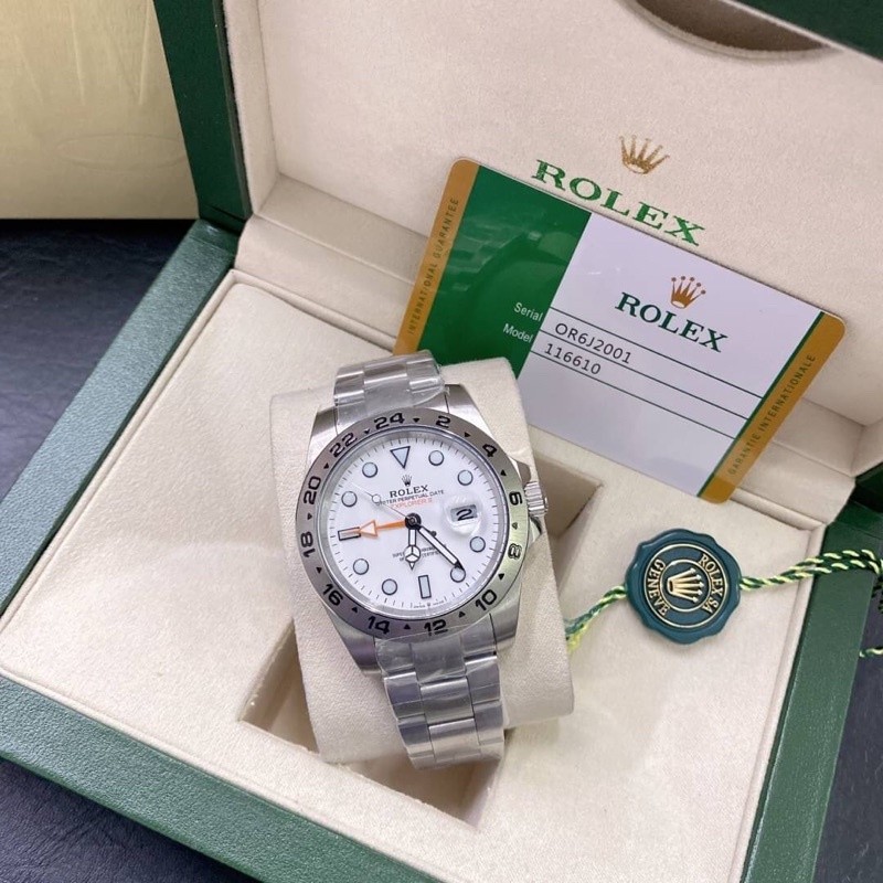(พร้อมส่งในไทย) นาฬิกา Rolex EXPLORER II งานสวย  TOP VIP เหมือนทุกจุดครับ