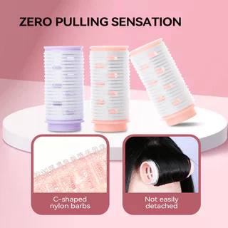KVY Aluminum Core Hair Rollers 4pcs โรลม้วนผมแกนอะลูมิเนียม 4ชิ้น.