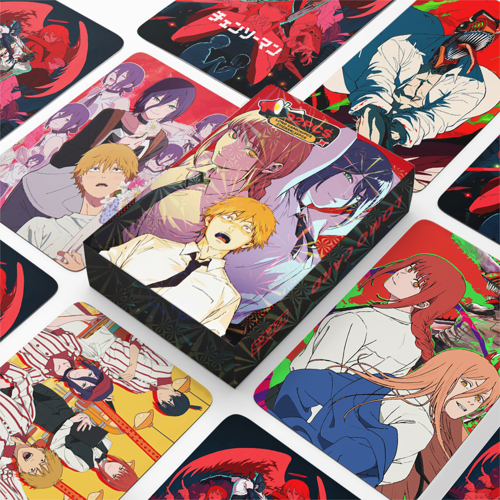 30-96 ชิ้น Manhwa มังงะ GACHIAKUTA Chainsaw Man Zootopia 2 การ์ด Lomo Neon Genesis Evangelion โครงกา