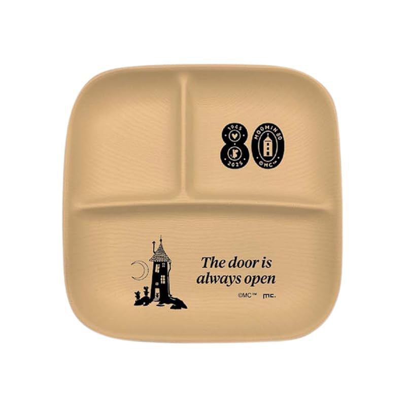 Marimo Craft Moomin Square One Plate 80th Anniversary 80th Anniversary Art W214×H214×D30mm MOM-692