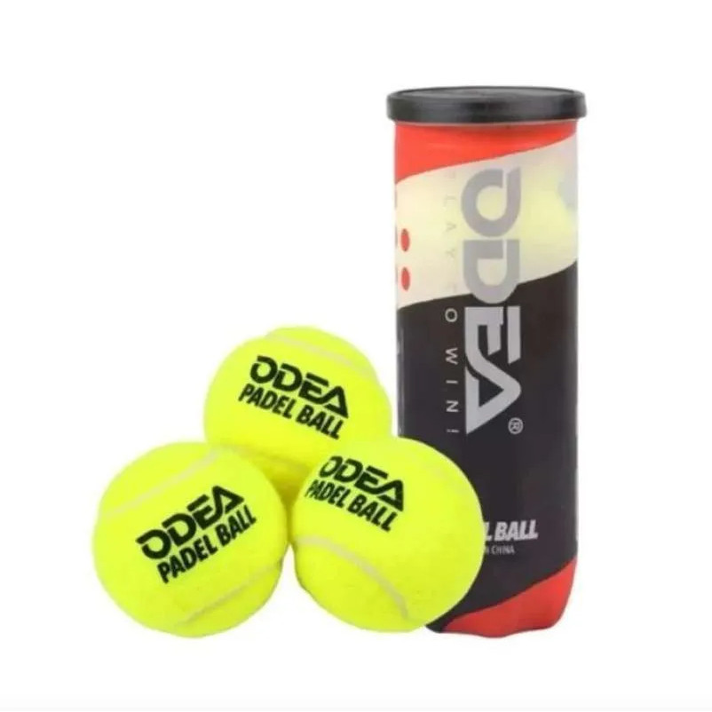 ODEA PADEL BALL CONTENTS 3 YELLOW PADDLE BALLS TRAINING COMPETITION