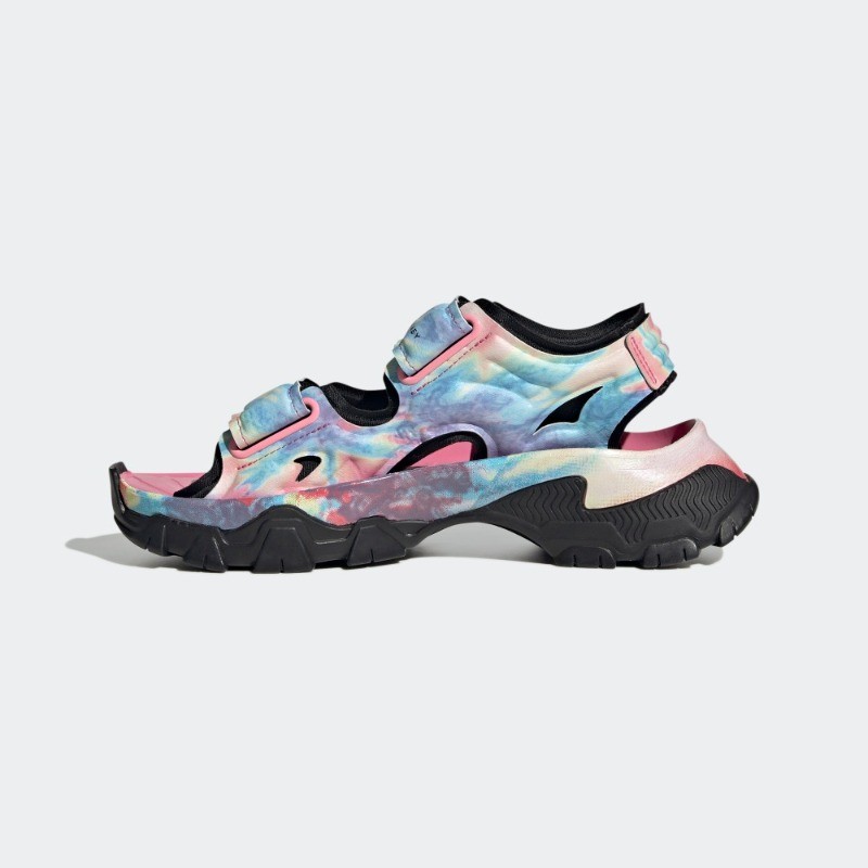 Adidas adidas Official Stella Mc HIKA SANDAL รองเท้าแตะลําลองพื้นหนา Velcro สําหรับผู้หญิง