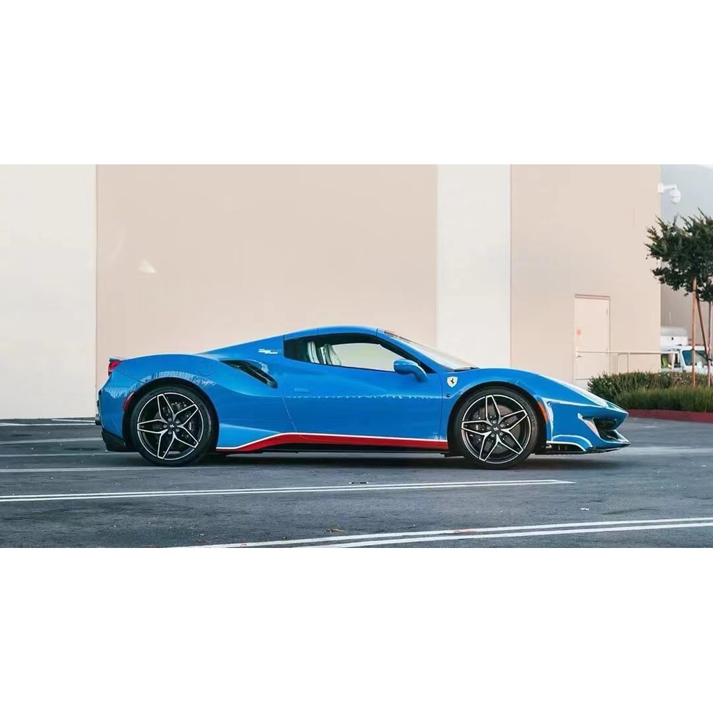 Ferrari 488pista spider Sports Car ส่วนบุคคลดัดแปลงรถสติกเกอร์ F8 Body Lower กระโปรงตกแต่ง Garland