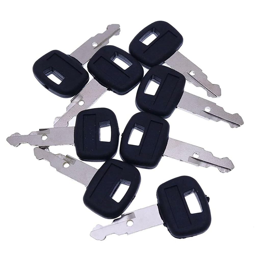 JEENDA (8) Ignition Keys RC411-53933 459A RC461-53930 for Kubota Mini Excavator Backhoe Skid Steer T