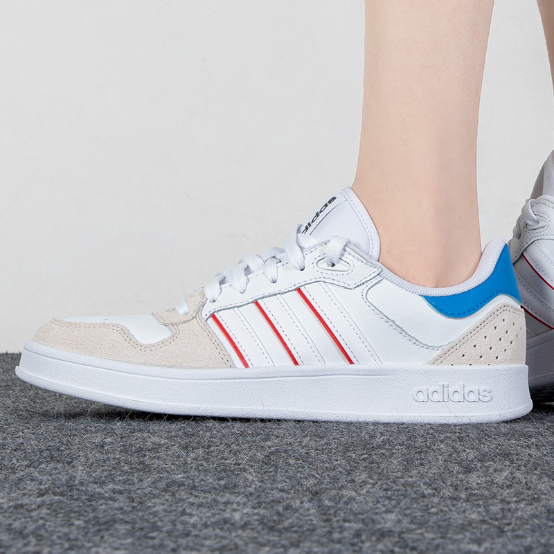 Adidas adidas adidas Official Flag Store รองเท้าผู้ชาย 2022 รองเท้ากีฬาสไตล์ใหม่รองเท้าเทนนิสระบายอา