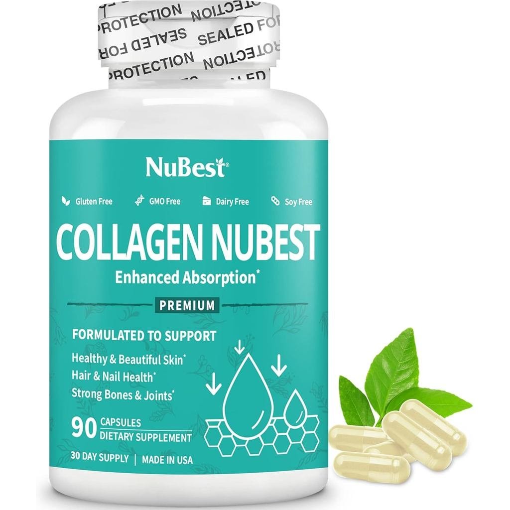 NuBest Collagen Super Collagen Peptides - ฟื้นฟูผิว ผม & เล็บ - Bone & Joint Strength - สูตรบิวตี้คอ
