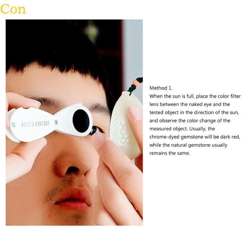 Con แว่นขยายนาฬิกาเครื่องประดับเครื่องมือ 35X พับ Jewlery Loupes แว่นขยาย