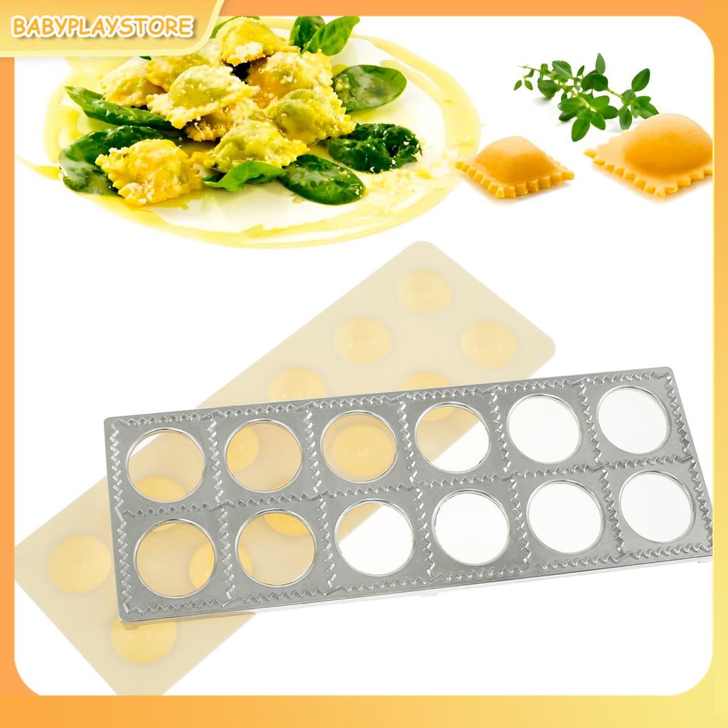 Ravioli Maker 12 หลุม Ravioli กดแม่พิมพ์คู่มืออิตาเลี่ยน Dumpling Maker แม่พิมพ์อเนกประสงค์ Ravioli 