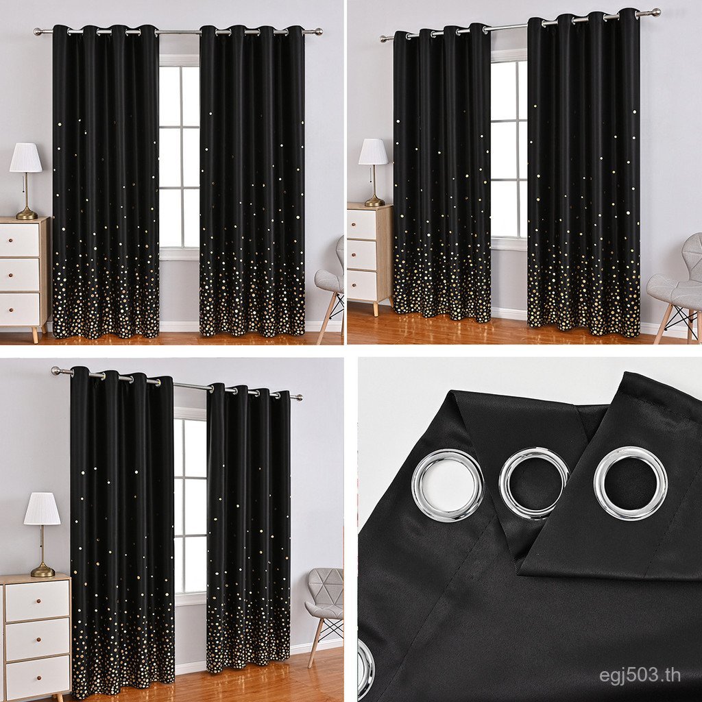 Blackout Hot Silver Curtain High Precision North American Curtain Cloth Nordic High Blackout Cross-B