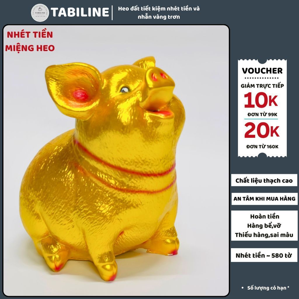 กระปุกออมสินเก็บเงินเหรียญทอง vip น่ารักและน่ารัก LD58 - TABILINE