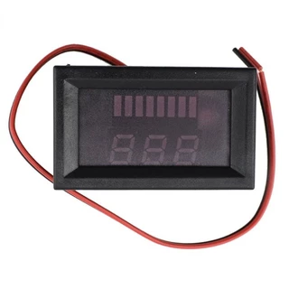 เครื่องวัดโวลท์ แบบดิจิตอล วัดแรงดันไฟตั้งแต่ DC 12-60v Battery ความจุแบตเตอรี่12V 24V 36V 48V 60V
