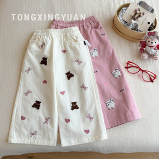 กางเกงลำลองเด็กผู้หญิง แบบใหม่สไตล์ฤดูใบไม้ร่วง