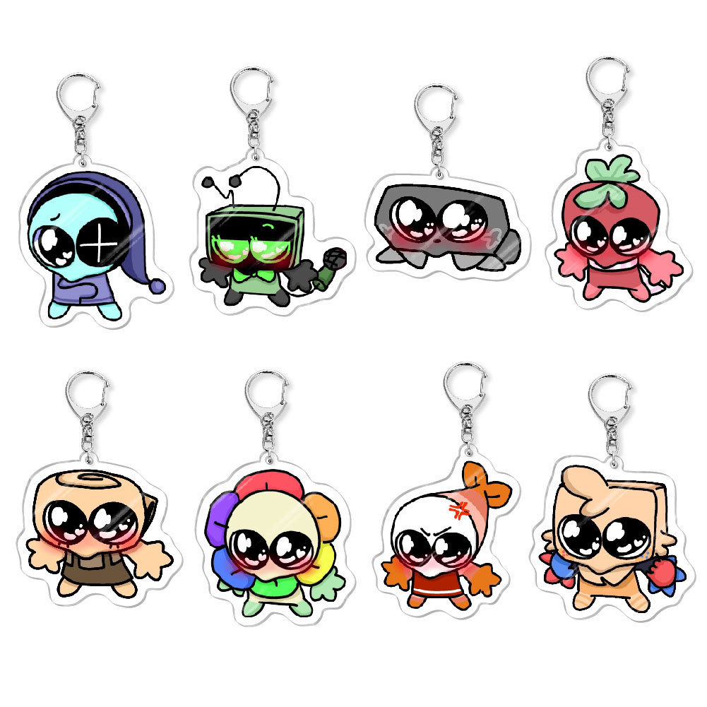 โลกของ Dandy โลกของ Dandys World สินค้าการ์ตูนอะคริลิคพวงกุญแจตกแต่งจี้ FWRV