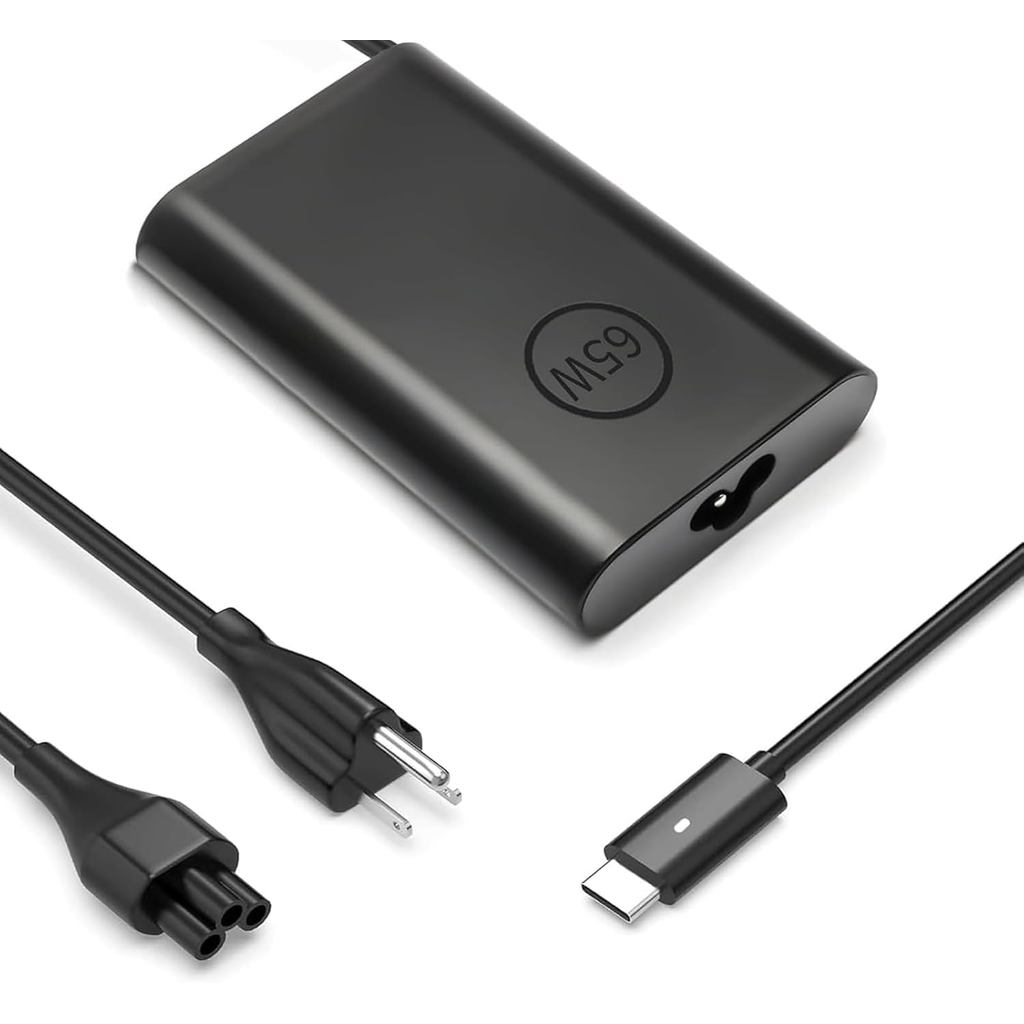 65W Type C USB C Ac Charger ใช้งานร่วมกับ Dell xps 13 9360 13 9365 2in1 13 9315 9320 5420 5290 5480 