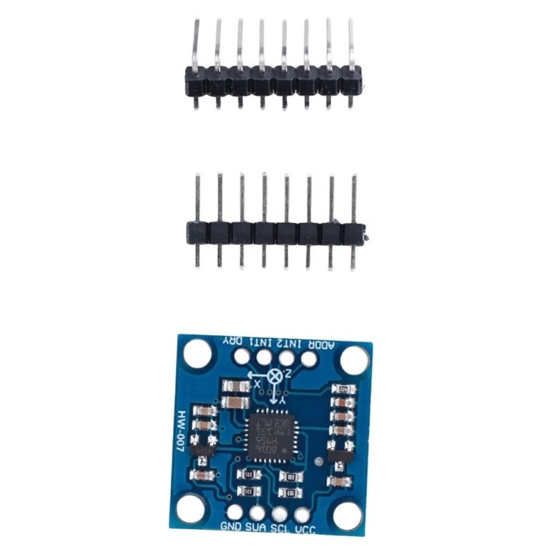 COO GY-51 LSM303 LSM303D LSM303DLH 3 เพลาโมดูลเร่งเข็มทิศอิเล็กทรอนิกส์