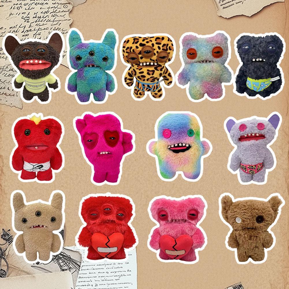 Fuggler วันวาเลนไทน์ Love Monster ฟัน Monster Funk ตุ๊กตาน่ารักน่าเกลียดตลก Monster N9d8