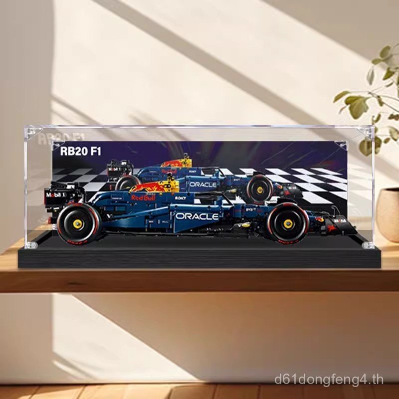 ชุดเครื่องกล Oracle Red Bull RB20 F1 Racing กล่องแสดงอะคริลิคเหมาะสําหรับ Lego 42206 กล่องเก็บของ
