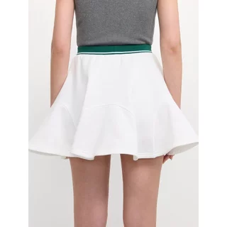 [Pomelo] กระโปรงทรงบานขอบสีตัดกัน / Contrast Trim Flare Skirt