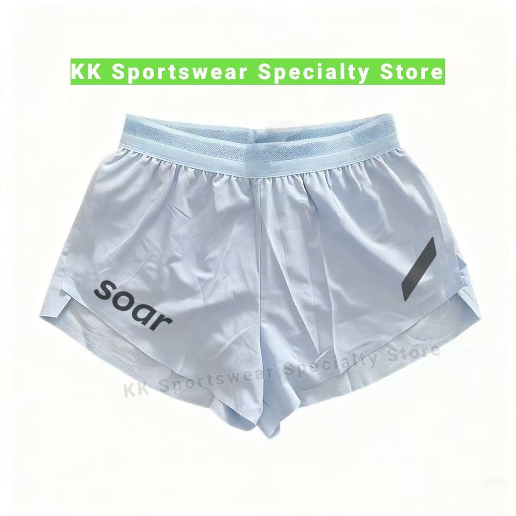 New Soar Marathon Track and Field Sports Fitness Adhesive Shorts Men's and Women's Quick-Drying Brea