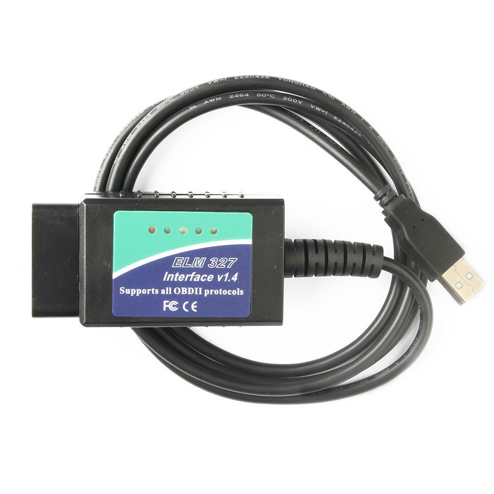 OBD2 ELM327 v1.4 PIC25k80 FT232RL USB พร้อมสวิตช์เครื่องมือวินิจฉัยความผิดพลาดในรถยนต์