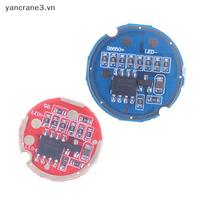 {YAN} 1PCS T6 L2 U2 10W โคมไฟลูกปัดไฟฉายเกียร์บอร์ดควบคุมอุปกรณ์เสริมบอร์ดไดร์เวอร์แผงวงจรไฟฉายบอร์ด