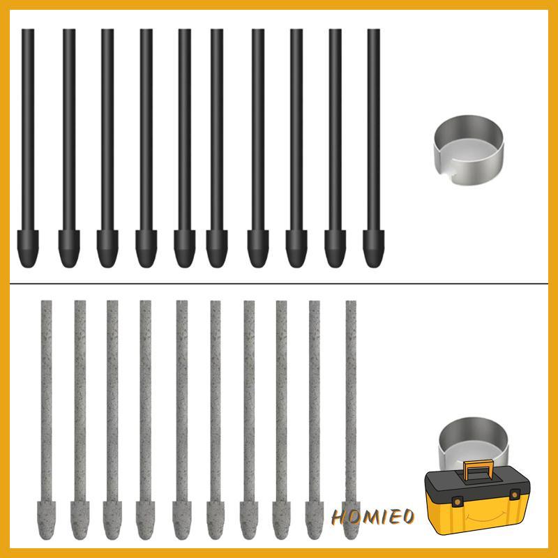 HOMIE0 10 แพ็คปากกาพื้นผิว Nibs PW517 PW110 สําหรับ KD200 เครื่องมือศิลปะดิจิตอลป้องกันความเมื่อยล้า