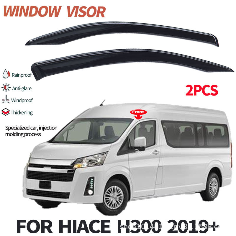 แผ่นบังแดดและฝนสำหรับ Toyota New Hiace HIACE H300 2019+