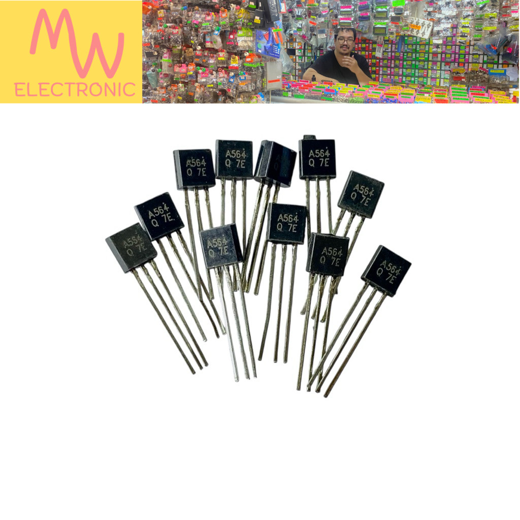 A564(2SA564) Transistor PNP (แพ็ค 5ชิ้น) 0.05A-25V TO-92 มีสินค้าพร้อมส่งในไทย