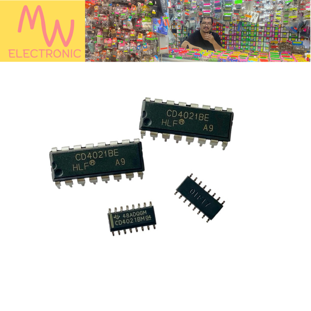 CD4021BE (ราคาต่อ 1ชิ้น) IC ขาDip ขาSMD มีสินค้าพร้อมส่งในไทย