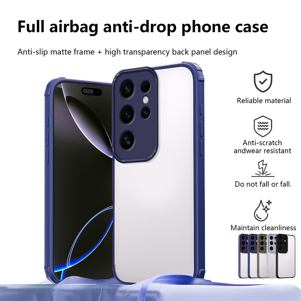 SAMSUNG กันกระแทกปลอกใสสําหรับSamsung Galaxy S24 Ultra S25 Plus A06 A05 A05S M14 F14 M05 อะคริลิคโปร