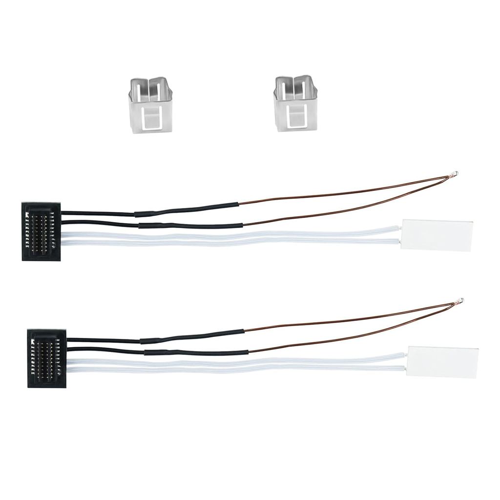 2sets 24V 48W Ceramic Heater & Thermistor with Retaining Clamps- P1 Series Compatible with Bambulab 