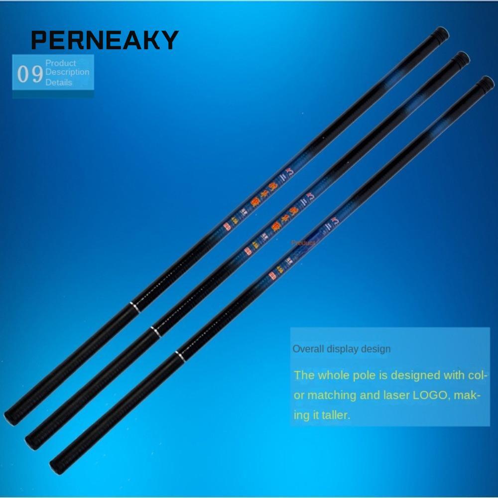PERNEAKY ชุดเบ็ดตกปลา, Carbon Fibre Telescopic Fishing Rod ชุด, เด็ก 2.1 M-7.2 M แก้ว Fibre Casting 