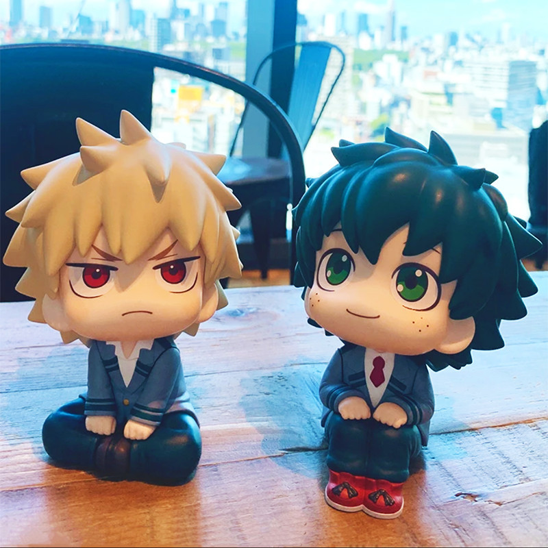 10 ซม.Midoriya Izuku Bakugou Katsuki Todoroki Shoto Bakugou Katsuki Mini PVC ตัวเลข My Hero Academia