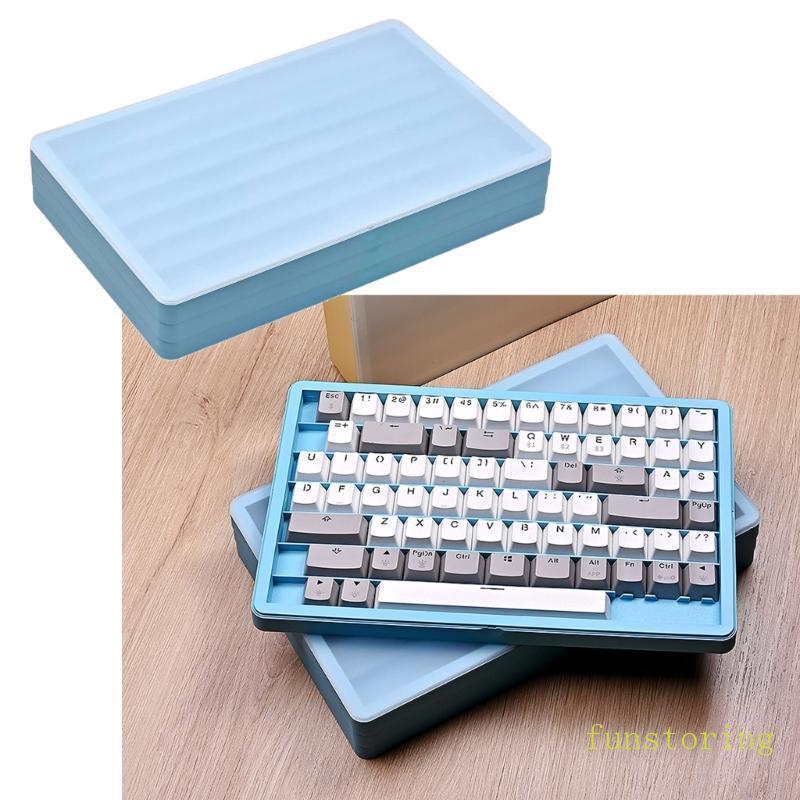 FUN Triple Layer Transparents Keycap Container Modulars ซ้อนระบบออกแบบสําหรับคีย์บอร์ดแบบกลไกอุปกรณ์