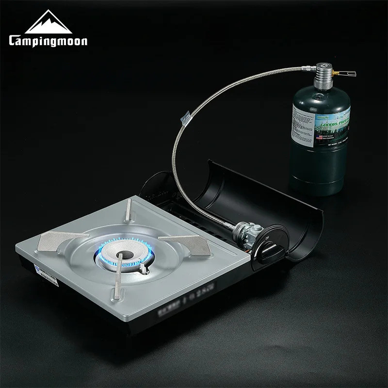 เตาสวิทช์อะแดปเตอร์หลอด Campingmoon z59 Multi เตาโพรเพนตัวควบคุมความดันปิดวาล์ว