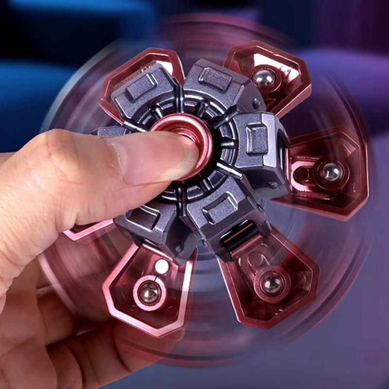 Fidget Spinner EDC Hand-cranked Spinner ความเครียดบรรเทา Telescopic Fidget Spinner ของเล่น,แม่เหล็กเ