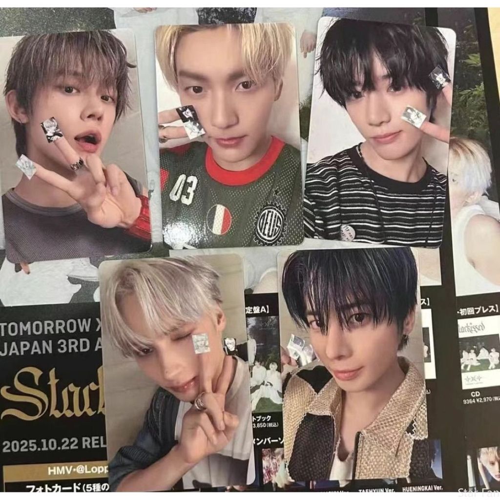 TXT การ์ดหวย HMV พิเศษของญี่ปุ่น TXT Photo Card SOOBIN YEONJUN BEOMGYU