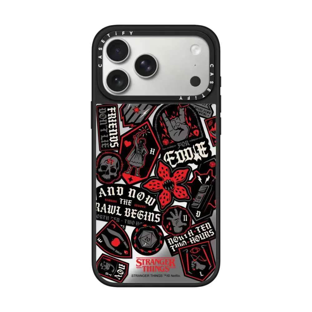 เคสโทรศัพท์กระจกคนแปลกหน้าสําหรับ iPhone 17 16 15 14 13 12 Pro Max Plus Air - รูปที่ 4