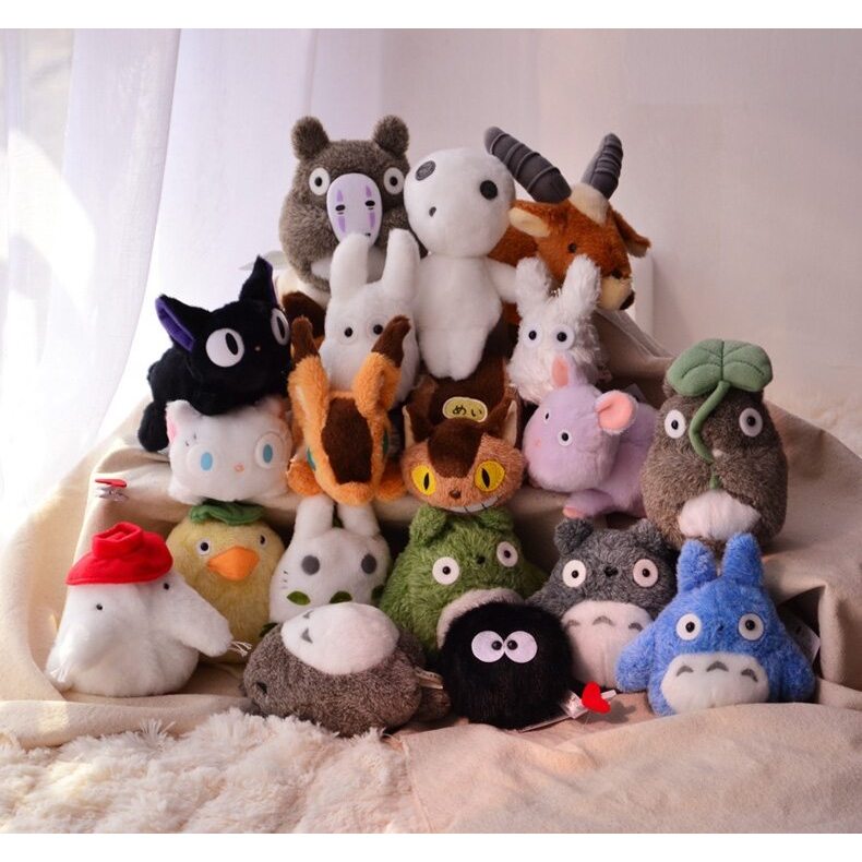 ของเล่นตุ๊กตา Ghibli Oshirasama Boh Kodama Heen ของเล่นตุ๊กตาสุนัขใหม่