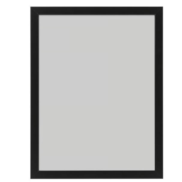 (IK) 30X40CM FISKBO FRAME สีดํา