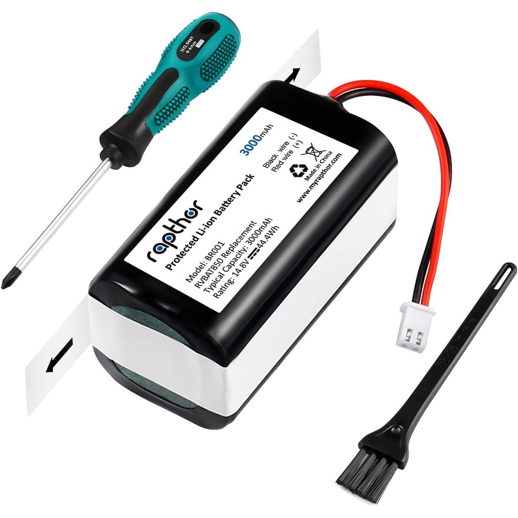 เปลี่ยน RVBAT850 แบตเตอรี่สําหรับสูญญากาศ Shark ION/IQ/AI Robot สําหรับ R75, R85, RV761, RV850C, RV1