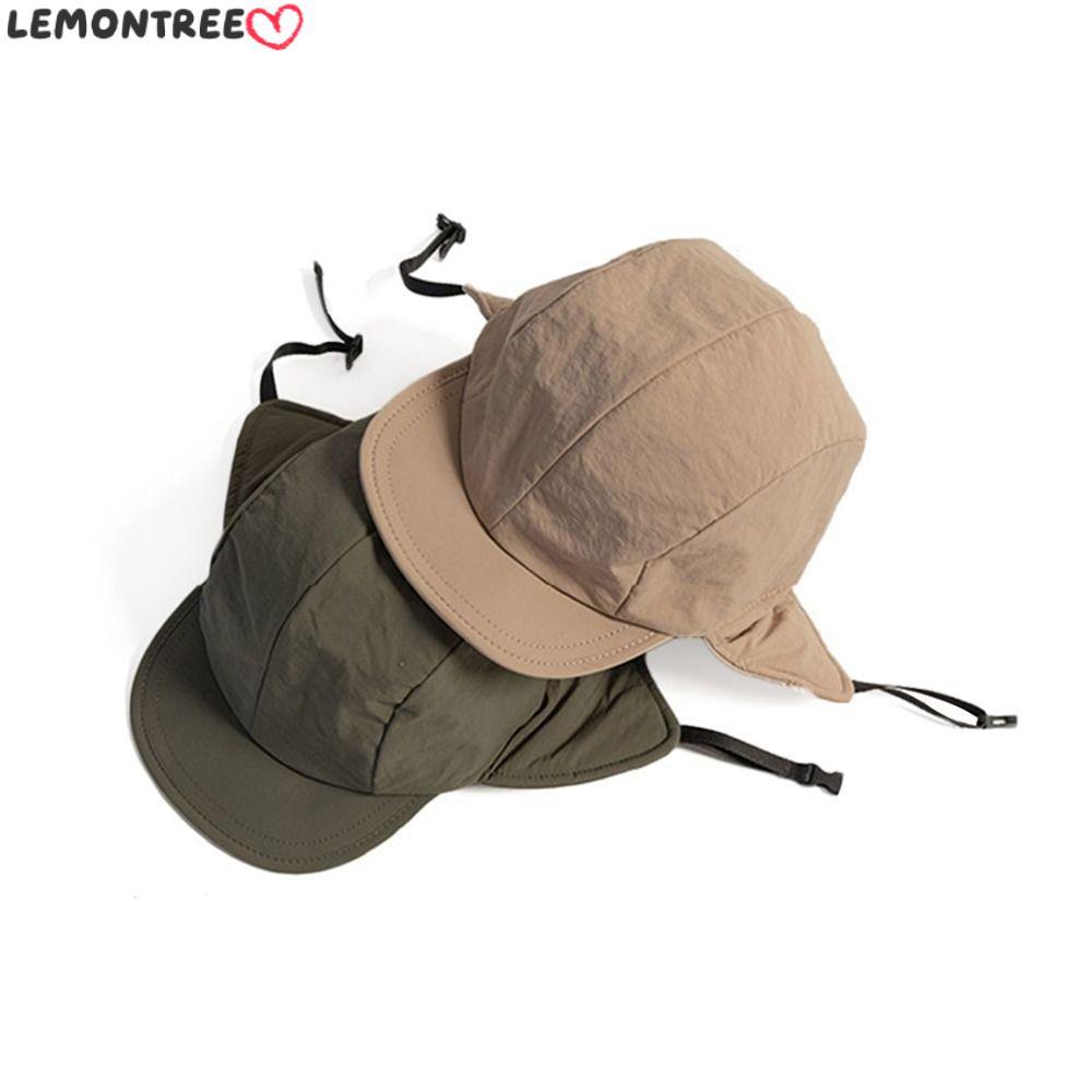 LEMONTREE Bomber หมวก ออกแบบกลางแจ้ง ป้องกันลม กันหนาวดี มีหูปกสำหรับทั้งผู้ชายและผู้หญิง