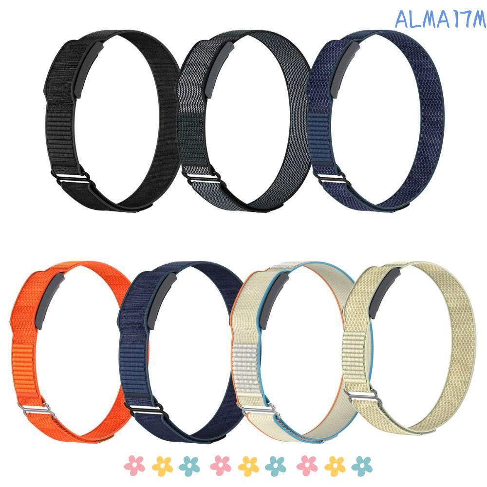 ALMA1 Sport Band, Loop Design Nylon Fitness Tracker Strap, Adjustable 22mm Breathable Bicep Band สํา