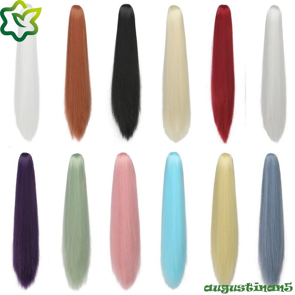 วิกผมออกัสติน คอสเพลย์ทรงหางม้า สีแดงและบลอนด์ เพอร์เฟคสำหรับเทศกาลและงานโลลิต้า