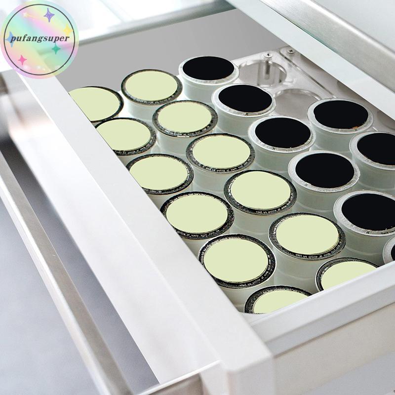 Pufangsuper 24-Slot ผู้ถือแคปซูลกาแฟลิ้นชัก Organizer Traypatible พร้อม K-Cup กาแฟ Pods อะคริลิคแคปซ