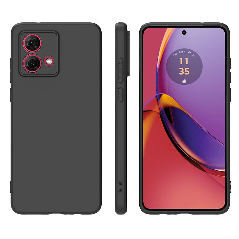 สําหรับ Moto G84 5G กรณี G 84 TPU นุ่มสีดํา Slim Matte ซิลิโคนสําหรับ Motorola Moto G84 ปกหลัง MotoG