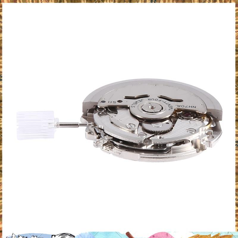 ญี่ปุ่น NH70/NH70A Hollow อัตโนมัตินาฬิกา 21600 BPH 24 Jewels ความแม่นยําสูง Fit สําหรับนาฬิกากลไก